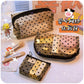 Portable Makeup Bag Female Girls Cute Heart Mesh Transparent Mini Lipstick Storage Bags Casual Zipper Cosmetic Bag