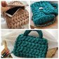 Casual Solid Hand-woven Women Handbags Cotton Crochet Handmade Women Shoulder Messenger Bag Chian Females Totes Ladies Hand Bags