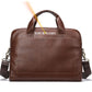 WESTAL 14&#39;&#39; Laptop Bag for Men Briefcases Genuine Leather Bag for Document A4 Men&#39;s Business Bag Work Computer Briefcases 5006