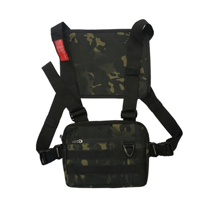 Streetwear Men Bag Tactical Vest Hip Hop Style Crossbody Chest Bags Packs for Fashion Punck Chest Rig Vest Waist Bag Unisex