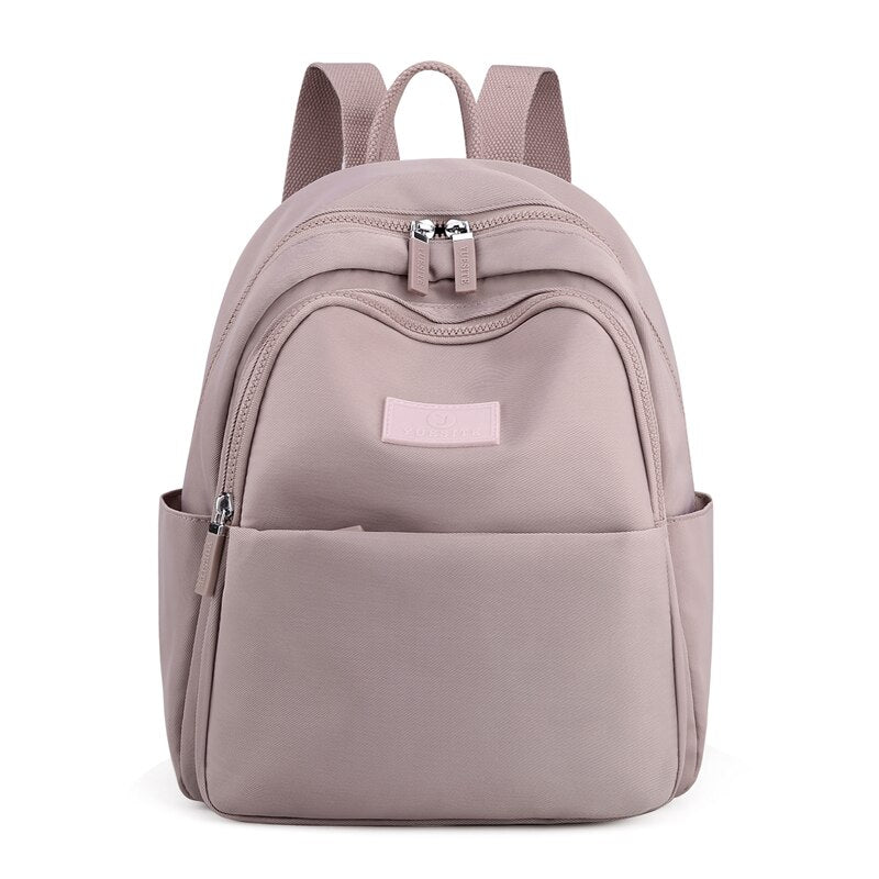 High Quality Women&#39;s Backpack Fashionable Simple Waterproof Nylon Fabric Small Backpack Suitable For Young Women Shopping