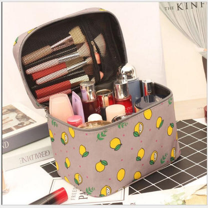 Travel Waterproof Portable Women Makeup Bag High Capacity Toiletries Organizer Storage Cosmetic Cases Zipper Wash Beauty Pouch