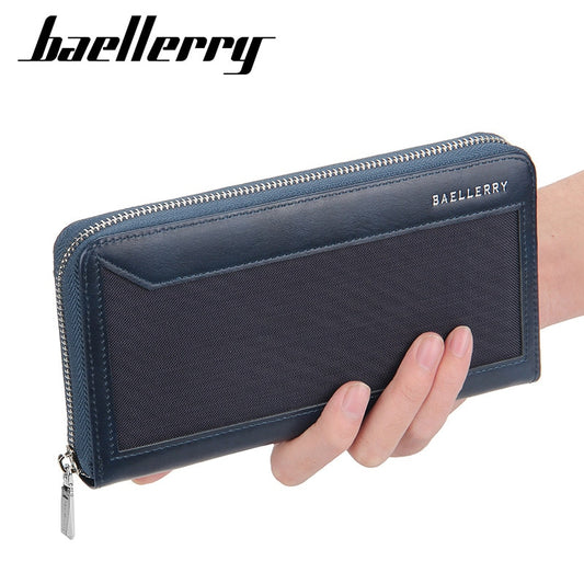 New Men Clutch Wallets Large Capacity Phone Pocket Zipper Men Clutch Bag Fashion Male Wallet Gift For Boy