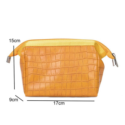 Cosmetic Bags For Women New Luxury Handbags Fashion Ladies Toiletry Set Small Leather Makeup Bag Korean Large Capacity Bag