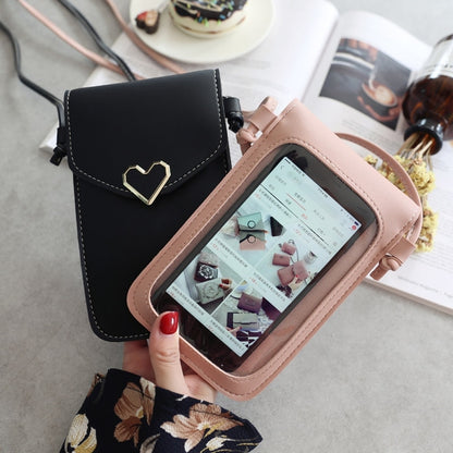 Touch Screen Cell Phone Purse Smartphone Wallet Leather Shoulder Strap Handbag Women Bag for Iphone X  S10 Huawei P20