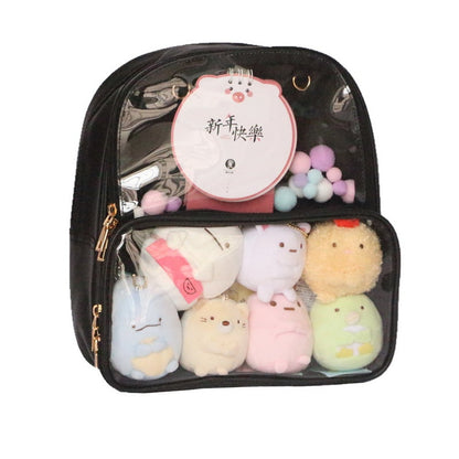 Ita Bag Backpack Clear Transparent Women Diy Bag Ladies Transparent Backpack Teenage Girls Lovely Lolita bag Itabag 7 colors