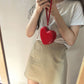 Fashion Heart Shaped Mini Money Purse Women Handbag Top-handle Bag Female Clutch Purse Ladies Street Party Wristlet