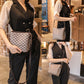Shoulder Bag For Women New Luxury With Crossbody Sling Chain Strap Plaid Mahjong Designer Brand Pu Leather Vintage Handbags