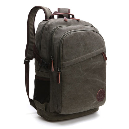 Canvas Vintage Backpack for School Hiking Travel Casual Bookbag Men Women Laptop Travel Rucksack Laptop Backpacks