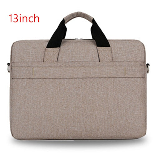 Brand Waterproof Men Women Briefcase 14 15.6 17 inch Laptop Bag Large Capacity Business Handbag Messenger Shoulder Bag