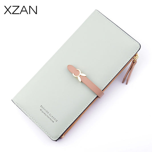 New Trends Wallets Women Luxury Brand Design Long Wallet Zipper Purses Female Short Coin Purse Credit Card Holder