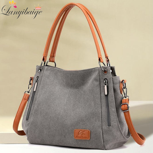 Luxury Designer Handbags for Women New Canvas Fashion Shoulder Crossbody Bags Female Messenger Bag Purses And Handbags Sac