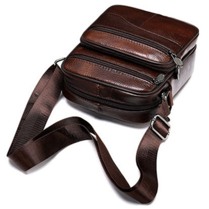 New Messenger Bag Men&#39;s Genuine Leather Shoulder Bag Male Casual Cow Leather Small Flap Man Crossbody Bags For Men Handbags