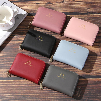 New Women Wallet Many Muti-Card Holder Ladies Small Purse Zipper Hasp Card Case High Quality Wallets Credit Card Bag Purse