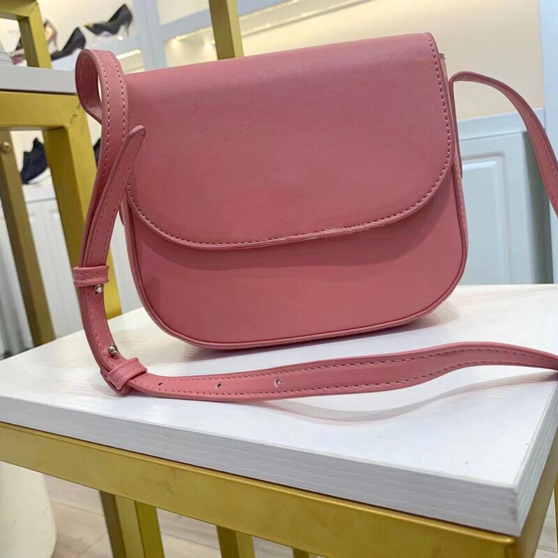 Shoulder Bags Crossbody Bags for Women Designer Saddle Women Bag Handbag Purse PU Leather Fashion All-match Simple Solid Color