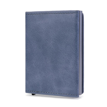 RFID  Top Pu Leather Wallet  Multifunction Magnet Wallet  Men &amp; Women Credit Card Holder with Note Compartment &amp; Coin Pocket