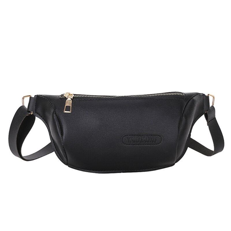 Women Waist Bag Fanny Pack PU leather Lady Chest Bags Multifunction Mobile Coin Purse Fashion Travel Pouch