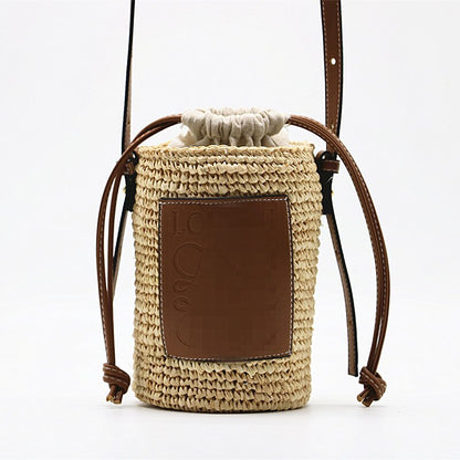 Women Bag The Same Style Shoulder Messenger Bags Vacation Woven Female Bag Beach Bag Designer Female Bag