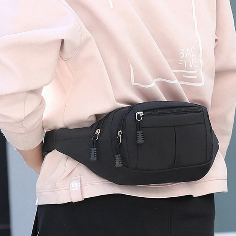 New Hip Belly Banana Bum Chest Belt Bag For Men Women Waist Bag Male Female Fanny Pack Pouch Murse Purse Kidney Row Bumbag