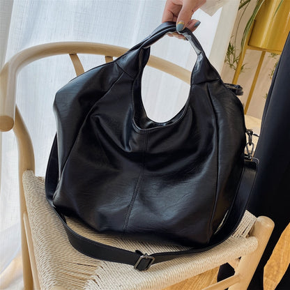 Green Unique Shoulder Bags Women&#39;s Big Design Shopper Tote Bags Large Capacity Hobos Bag Lady Soft Leather Messenger Handbag Sac