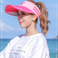 New Sports Female Summer Outdoor Sun Hat Stretchable Empty Top Sun Visor Hats UV Hat Large Brim Sun hat