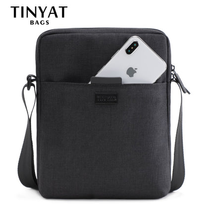 TINYAT Brand Waterproof Men Shoulder Bag For 7.9&#39; Ipad office Crossbody Bags Men Business Shoulder bag for men Casual Business