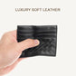 100% Leather Credit Card Men&#39;s Ultra-Thin Brand Business Card Multiple Card Slots Anti-Degaussing Simple fashion Women Card bag