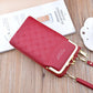 Women Bag Big Screen Phone Bag Women&#39;s Wallet Long Zipper Shoulder Bag Fashion Messenger Bag Coin Purse Leather Crossbody Wallet