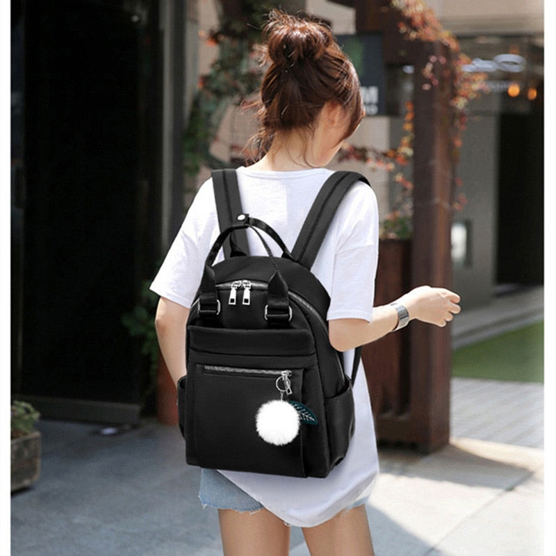 OKKID fashion backpacks for women back bag female travel bagpack ladies back pack waterproof nylon fabric backpack women gift