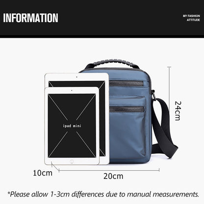 Man Classic Messenger Bag Mens Multifunction Shoulder Bags Nylon Business Wallet Bag For Men Simple Handbags XA259ZC