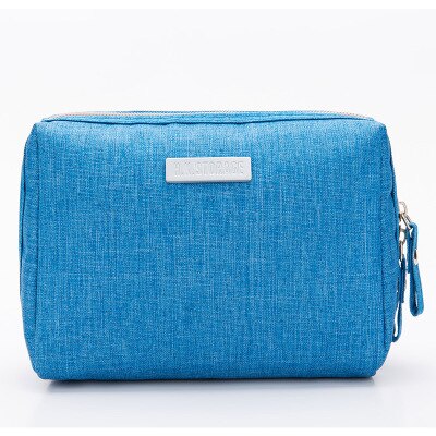 Simple Travel Cosmetic Bag New Pure Color Cation Hand Wash Bag Small Square Bag Cosmetic Storage Bag