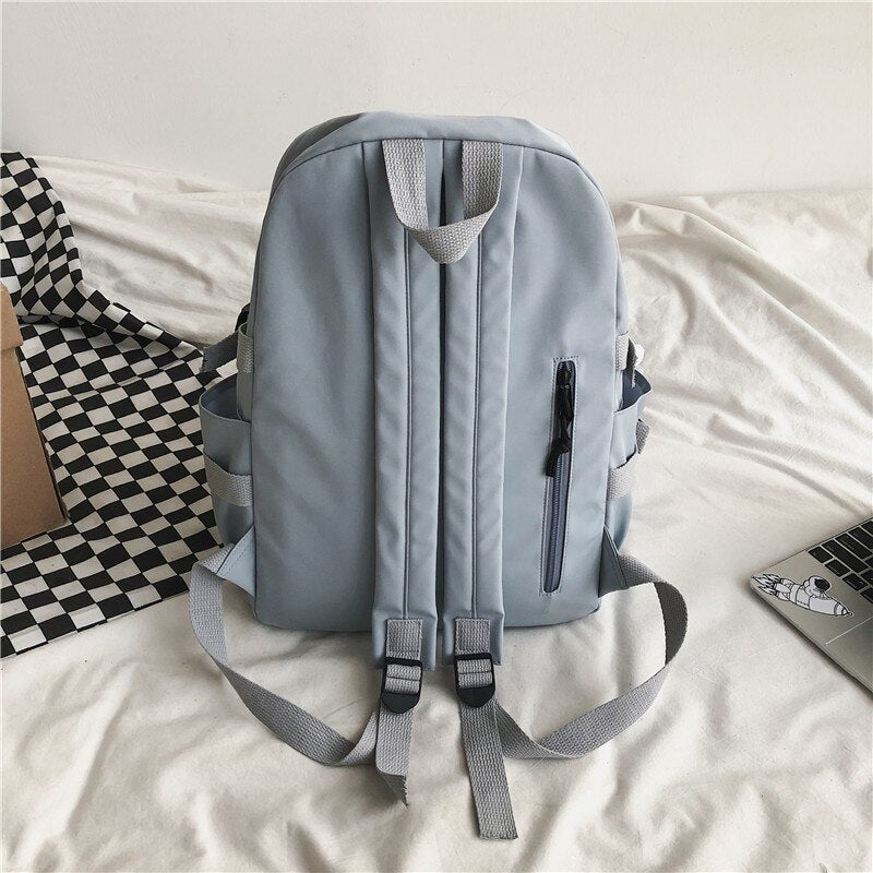 Casual Women&#39;s Backpacks Kawaii Men&#39;s Backpack Nylon Waterproof School Bags For Teenager Girls Shoulder Bags Mochilas Rucksacks