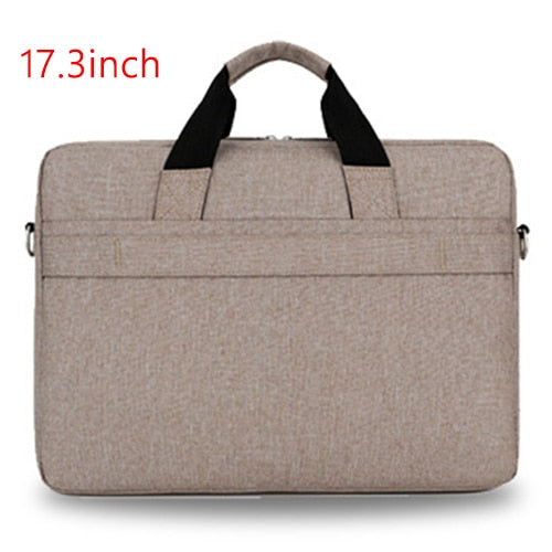 Brand Waterproof Men Women Briefcase 14 15.6 17 inch Laptop Bag Large Capacity Business Handbag Messenger Shoulder Bag