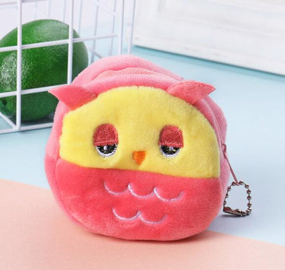 Mini Coin Purse Bag Cute Plush Cute Small Coin Wallet Women Coin Money Earphone Holder Wallet Pouch Pocket Kids Handbag Gift