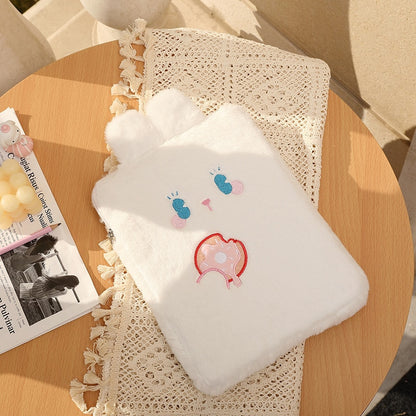 11 Inch Laptop Tablet Case For Cute Cartoon Bear Rabbit Design Mac IPad Pro 9.7 10.5 10.8 10.9 Inch Korea Ipad Sleeve Bag Pouch