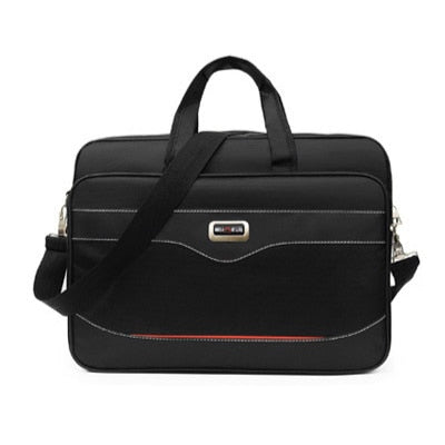 Men&#39;s Oxford Cloth Laptop Bag Briefcase Office Lighten Stylish Crossbody Shoulder Travel Cell Phone Computer Zip Pouch Supplies
