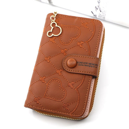 Women Wallet Medium Female Clutch Bag Zipper Coin Money Pocket Ladies Card Holder Purses Designer Womens Short Wallets