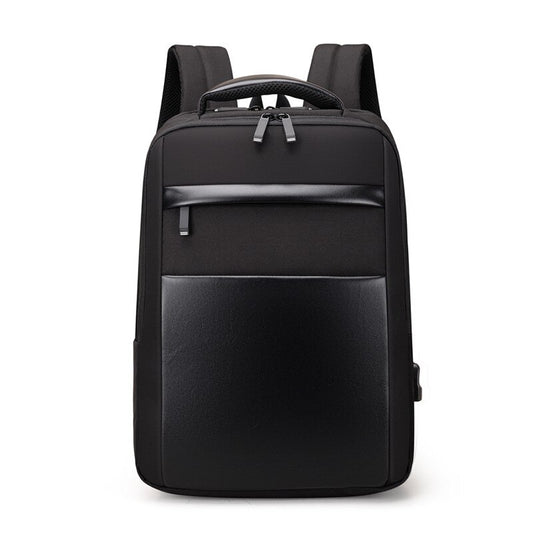 Backpack Male Commuter 15.6 Laptop Bag Teenager Oxford Cloth Fashion USB Rechargeable Back Pack Men&#39;s Leisure Travel Backbag