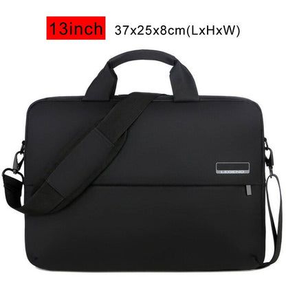 13 14 16 inch Laptop Handbag Men&#39;s Large Capacity Briefcase Business Office Documents Bag Notebook Bags Long Strap Handbag XA83C