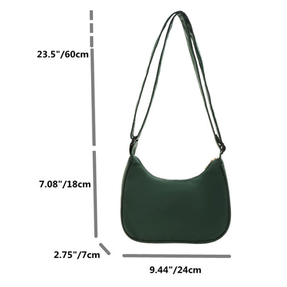 Exquisite Women Shoulder Bag Solid Color Armpit Designer Underarm Bags Leisure Ladies Crescent Daily Dumpling Bags