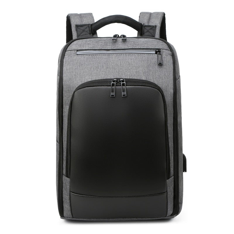 Men&#39;s Quality Multi-functional Backpack Male Large-capacity Multi-compartment Backbag Laptop Bag USB Teenager Student School Bag