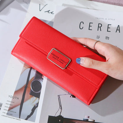 Women Long Wallets Luxury Girl PU Leather Money Pocket Card Holder Female Phone Bag Coin Purse Multi-card Position Zipper Bag