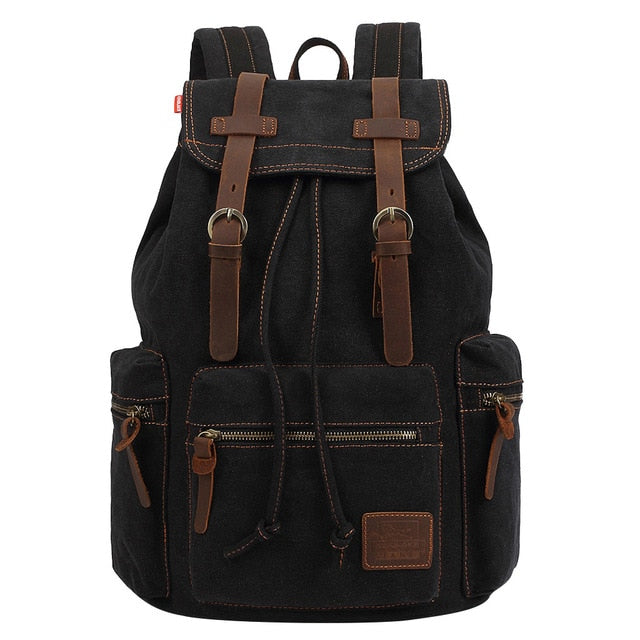 vintage canvas Backpacks Men And Women Bags Travel Students Casual For Hiking Travel Camping Backpack Mochila Masculina