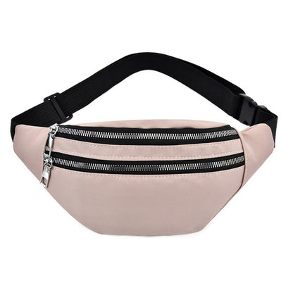 Colorful Waist Bag Waterproof Waist Bum Bag Running Jogging Belt Pouch Zip Fanny Pack Sport Runner Crossbody Bags Men And Women