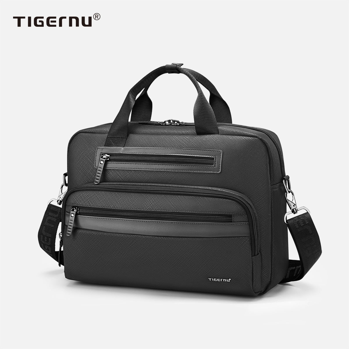 Tigernu Business Waterproof Briefcase Men Laptop Handbag 12-14.1&quot; Casual Vintage Briefcase Laptop Handbag Bags Connect Series
