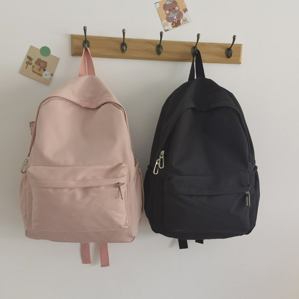 Fashion Women's Backpack Preppy Style Female Book bag Nylon Backpack for Teenagers College Students Large Capacity School Bags