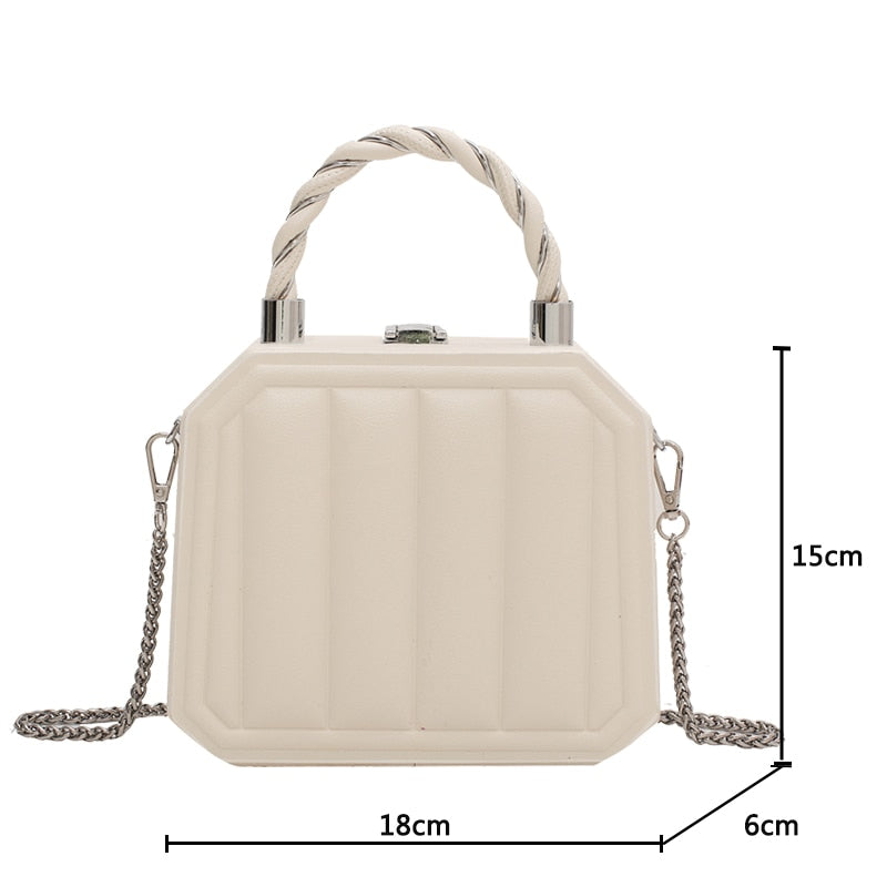 с доставкой Women Handbag Autumn New Crossbody Bags Fashion Brand Vertical Handle Simple Chain Shoulder Messenger Bag Sac