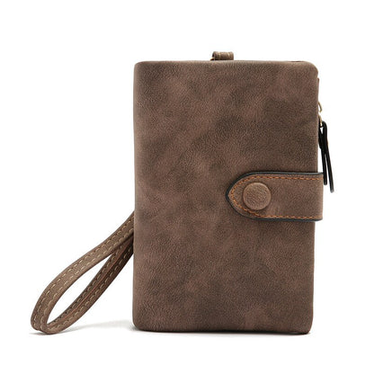 Women Folding Short Wallet Lady PU Leather Money Bag Clutch Wallet Short PU Purse Coin Card Holder Handbag Hot New More Screens