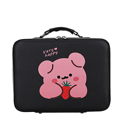 Cosmetic Bag Women Large Capacity Multifunction Makeup Bag Cartoon Dog Bear Cute Travel Wash Beauty Bag Storage Case Girl WY34