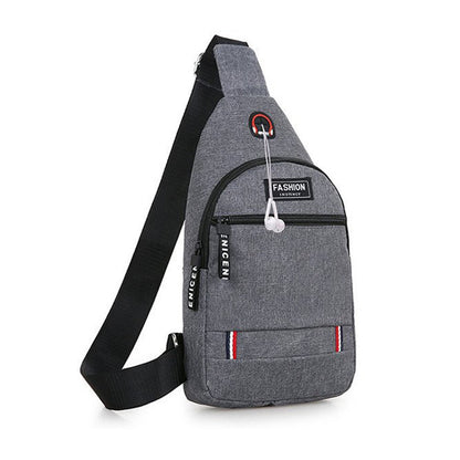 Men Shoulder Bags Nylon Waist Packs Sling Bag Crossbody Outdoor Sport Shoulder Chest Daily Picnic Canvas Messenger Bag Bolsa